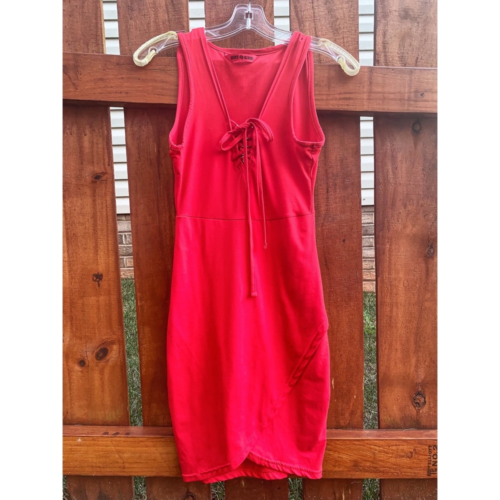 Body Con Red Dress ✨